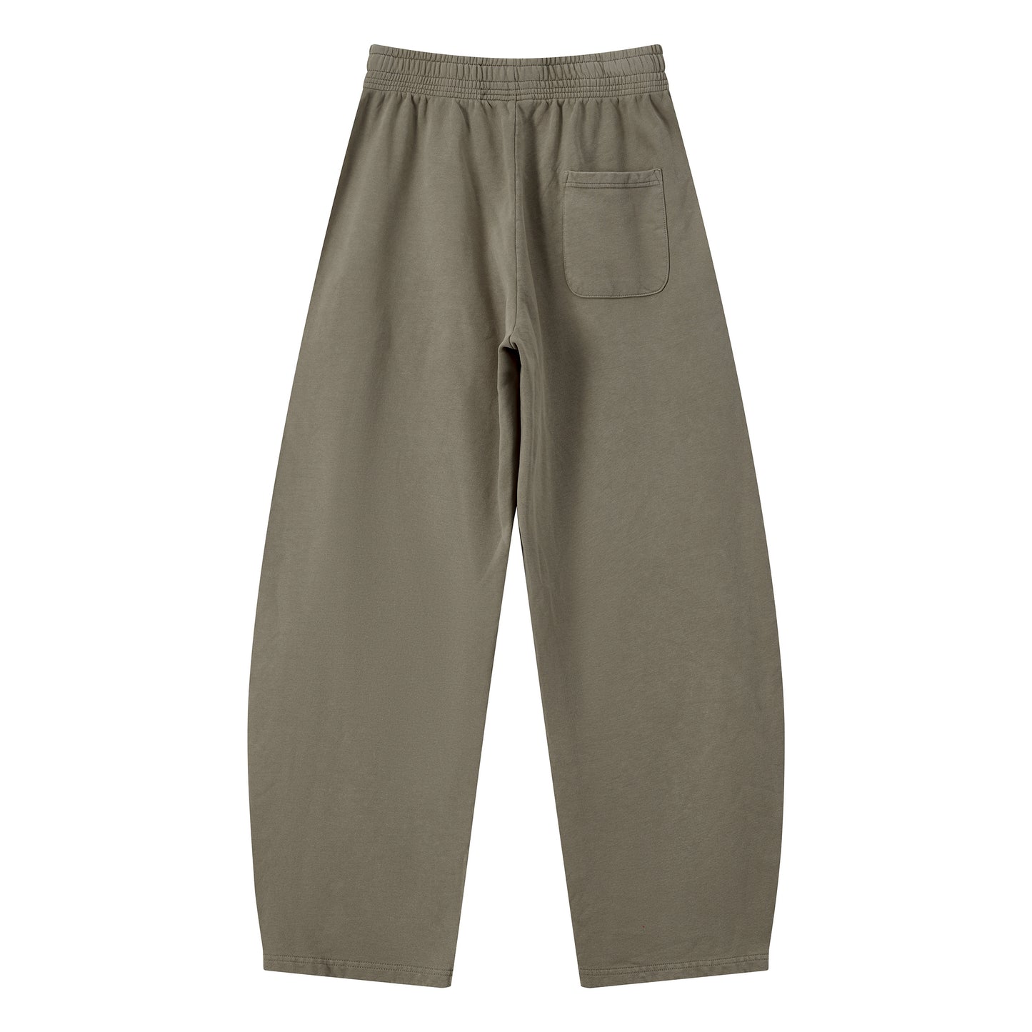 Men's 100% cotton loose-fitting curved-cut long pants made of pure cotton