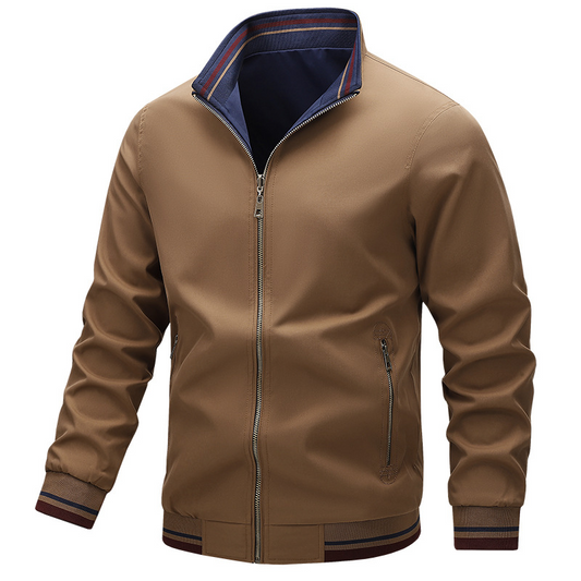 New men's jacket casual men's handsome zipper jacket jacket