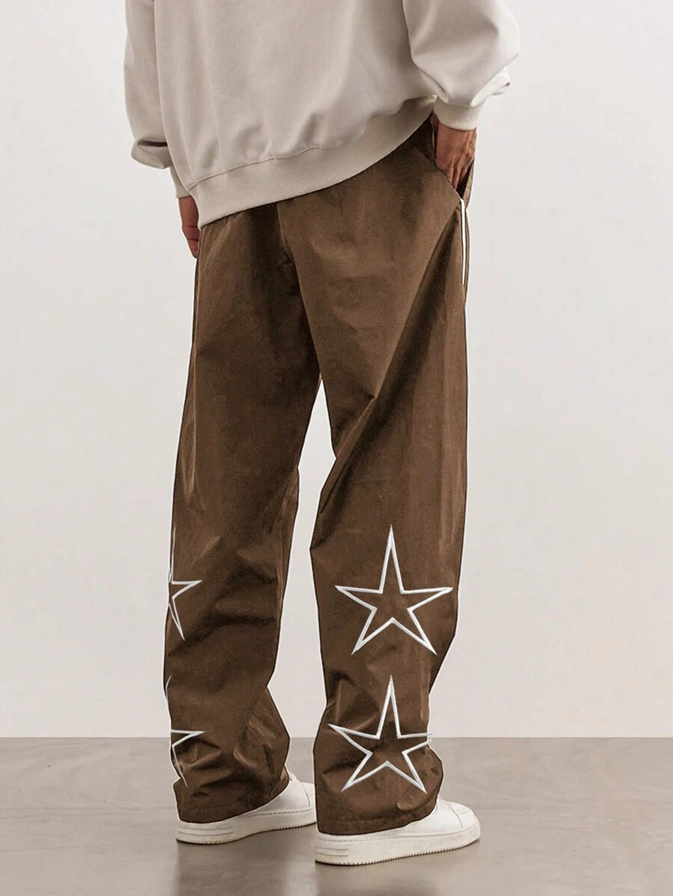 Men's New Embroidered Casual Pants, Retro Casual Jogger Pants