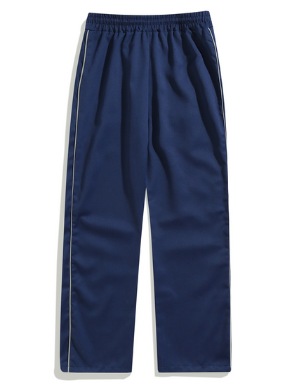 Men's new woven casual straight leg pants men's clothing
