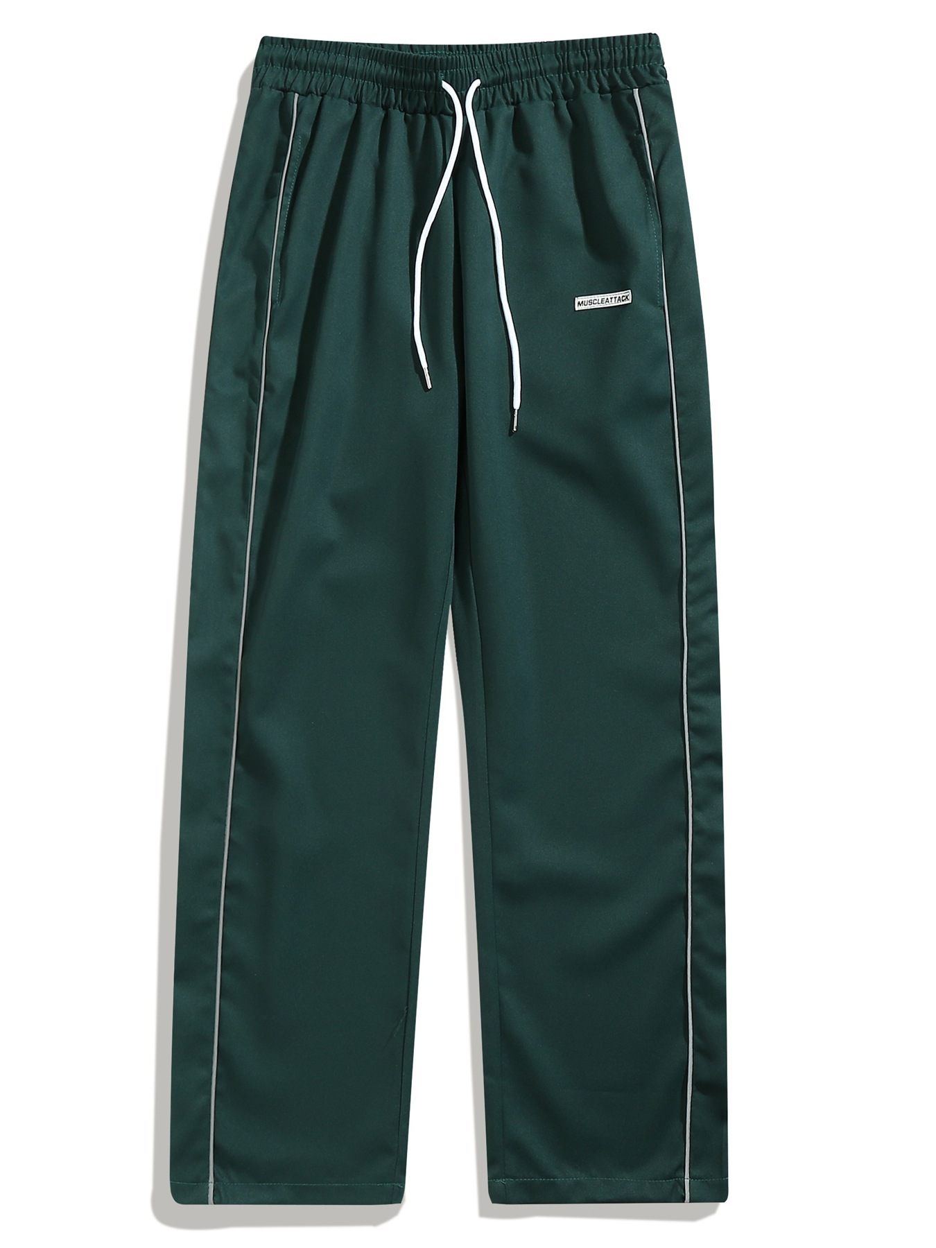 Men's new woven casual straight leg pants men's clothing