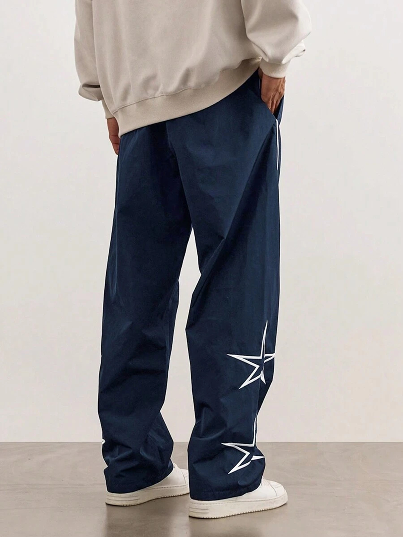 Men's New Embroidered Casual Pants, Retro Casual Jogger Pants