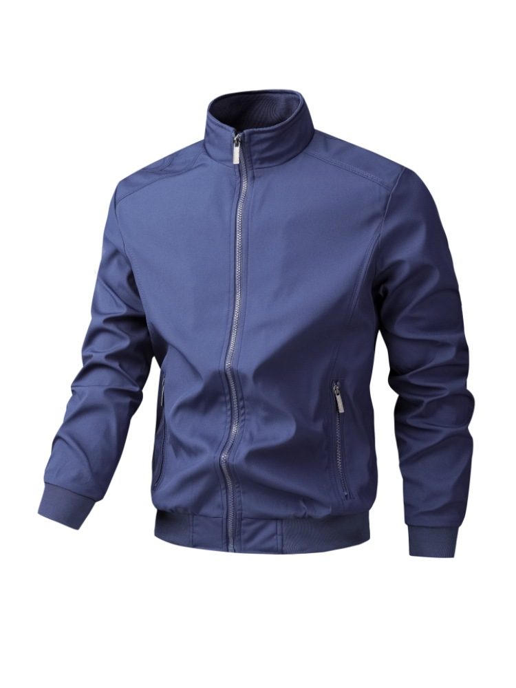 Men's Jacket Spring/Autumn Casual Men's Handsome Pilot Zipper Jacket