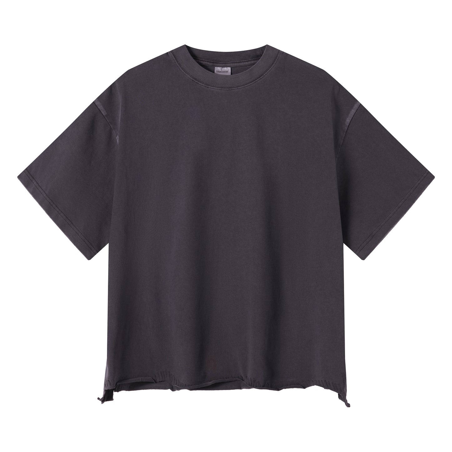 Men's Distressed Wash Retro Short-Sleeve Slim Fit T-Shirt