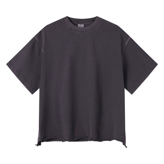 Men's Distressed Wash Retro Short-Sleeve Slim Fit T-Shirt