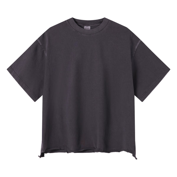 Men's Distressed Wash Retro Short-Sleeve Slim Fit T-Shirt