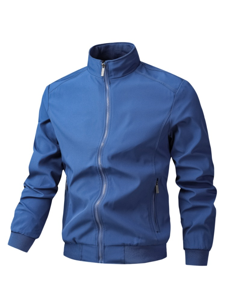 Men's Jacket Spring/Autumn Casual Men's Handsome Pilot Zipper Jacket