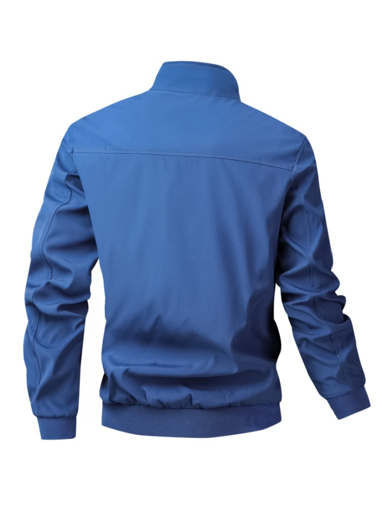 Men's Jacket Spring/Autumn Casual Men's Handsome Pilot Zipper Jacket
