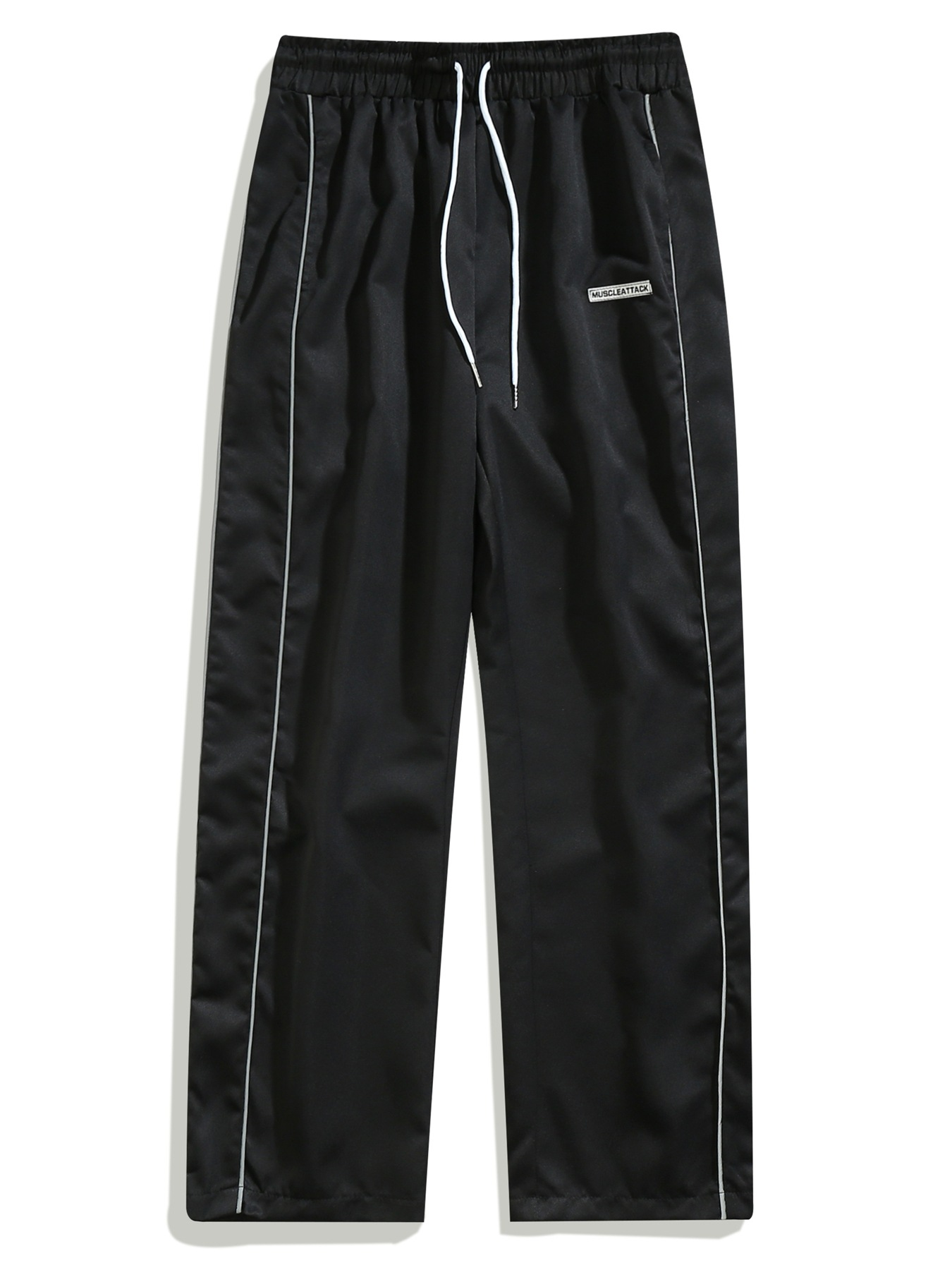 Men's new woven casual straight leg pants men's clothing