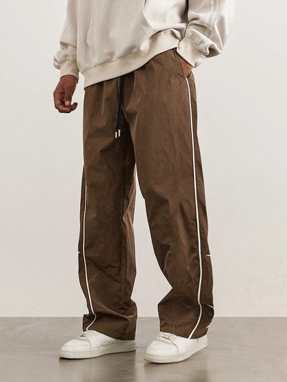 Men's New Embroidered Casual Pants, Retro Casual Jogger Pants