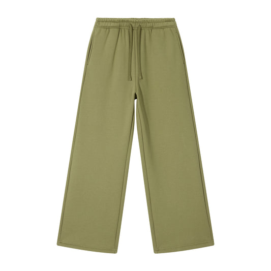 Men's drawstring sweatpants, easy to put on and take off, loose and casual straight leg.