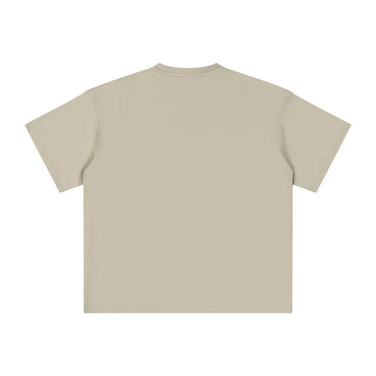 Women's Short-Sleeve T-Shirt, Relaxed High-Street Style, Earth Tones, 16 Colors, FOG Drop-Shoulder