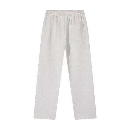 Men's Drawstring Loose-Fit Simple Casual Straight-Leg Sweatpants