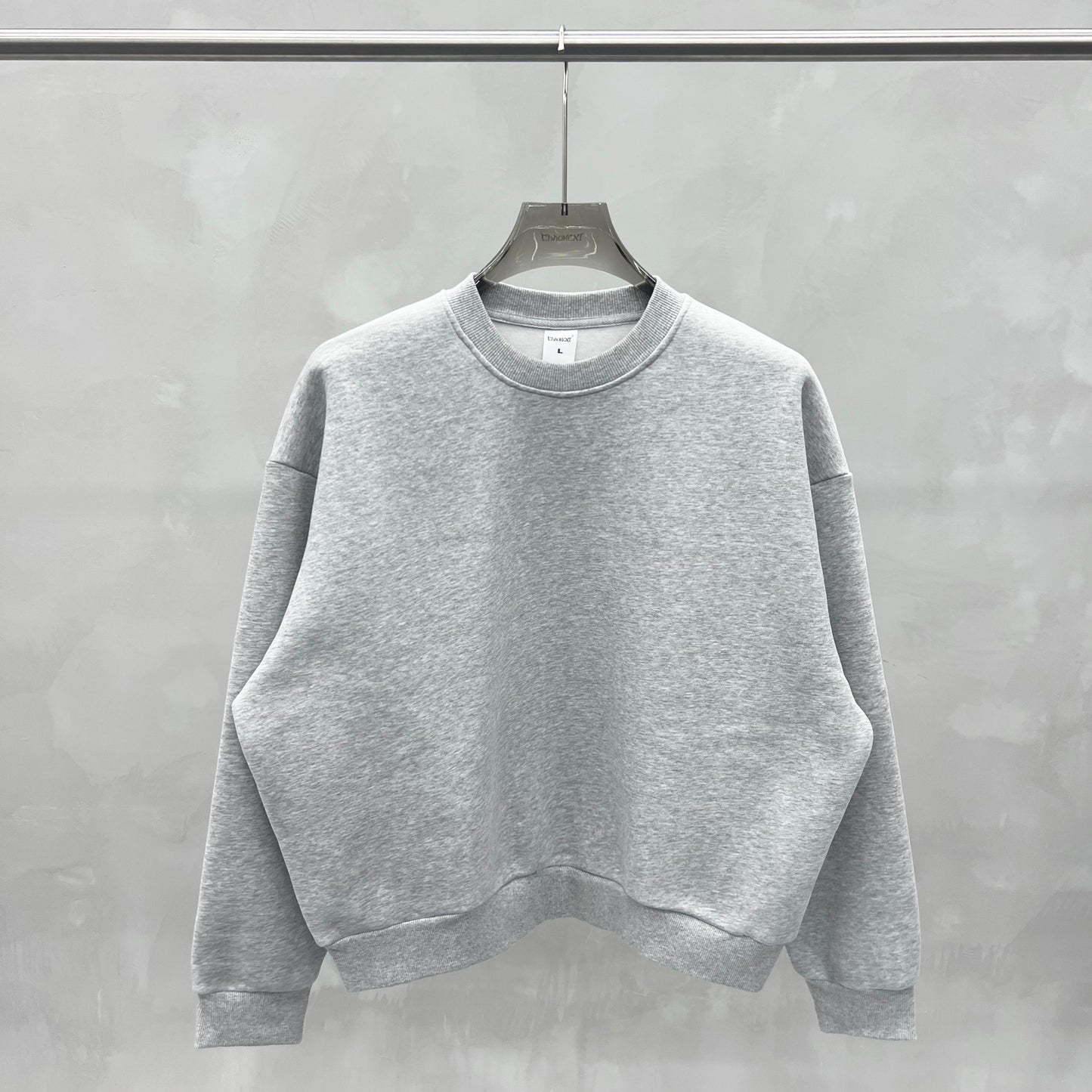 Women's Long-Sleeve Heavyweight Boxy Fleece-Lined Sweatshirt