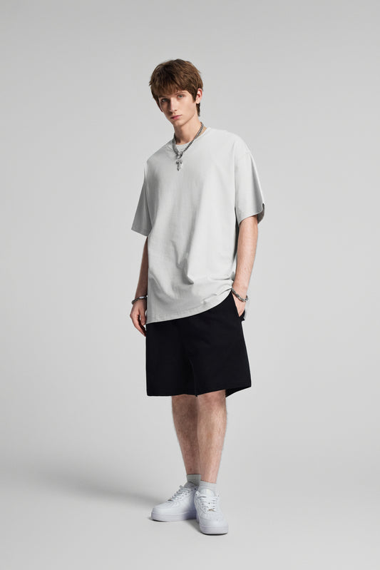 Men's Basic Short-Sleeve T-Shirt, Fog Color