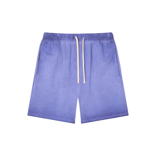Men's Dyed Vintage Distressed Terry Cloth Shorts