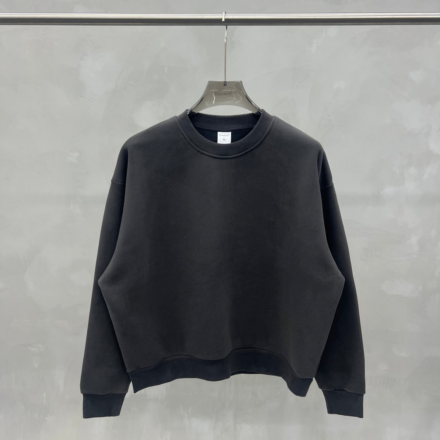 Women's Long-Sleeve Heavyweight Boxy Fleece-Lined Sweatshirt