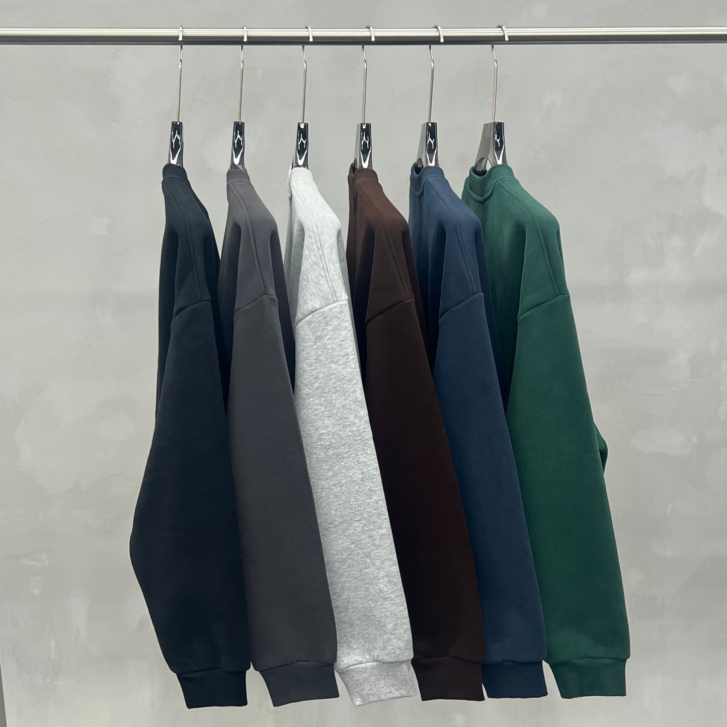 Women's Long-Sleeve Heavyweight Boxy Fleece-Lined Sweatshirt