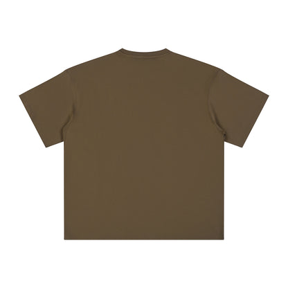 Women's Short-Sleeve T-Shirt, Relaxed High-Street Style, Earth Tones, 16 Colors, FOG Drop-Shoulder
