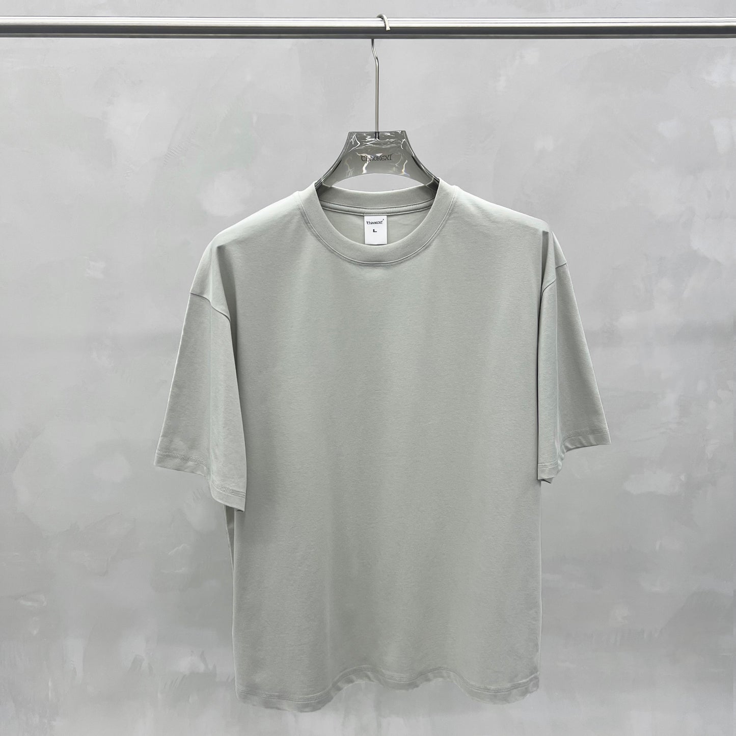 2026  Solona Distressed Men's Drop-Shoulder Mint Smoothie T-Shirt