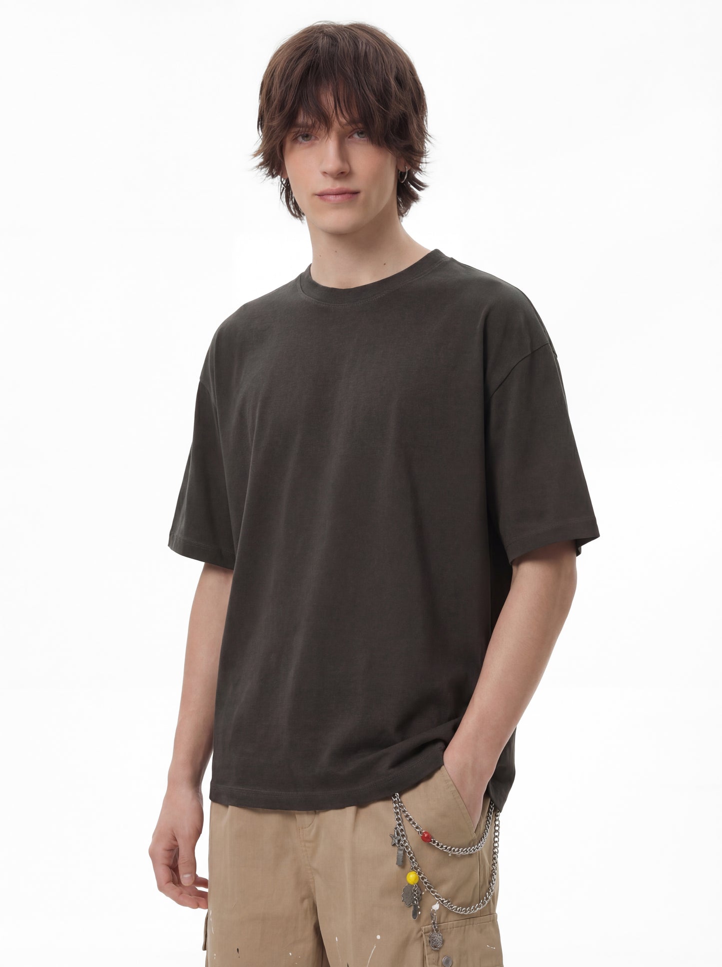Men's Distressed Washed Vintage T-Shirt