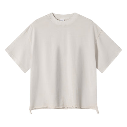 Men's Distressed Wash Retro Short-Sleeve Slim Fit T-Shirt