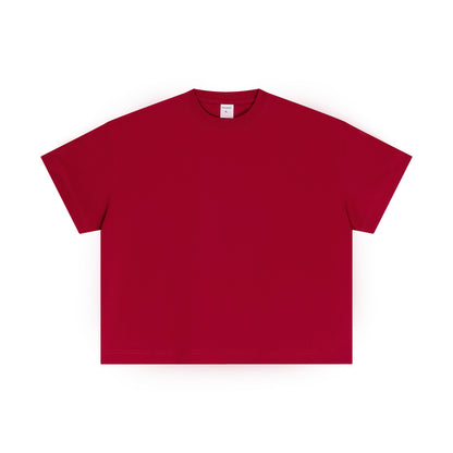 Men's cotton versatile solid color top loose short sleeved T-shirt