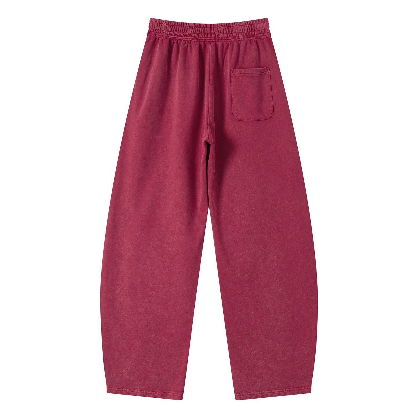 Men's 100% cotton loose-fitting curved-cut long pants made of pure cotton