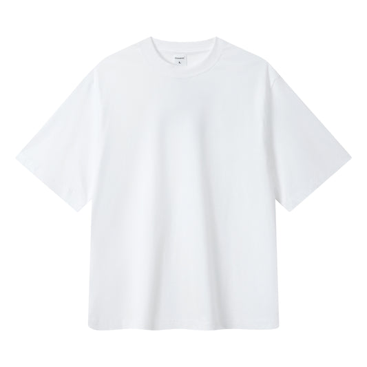 Men's T-shirt, simple and loose shoulder style short sleeved T-shirt
