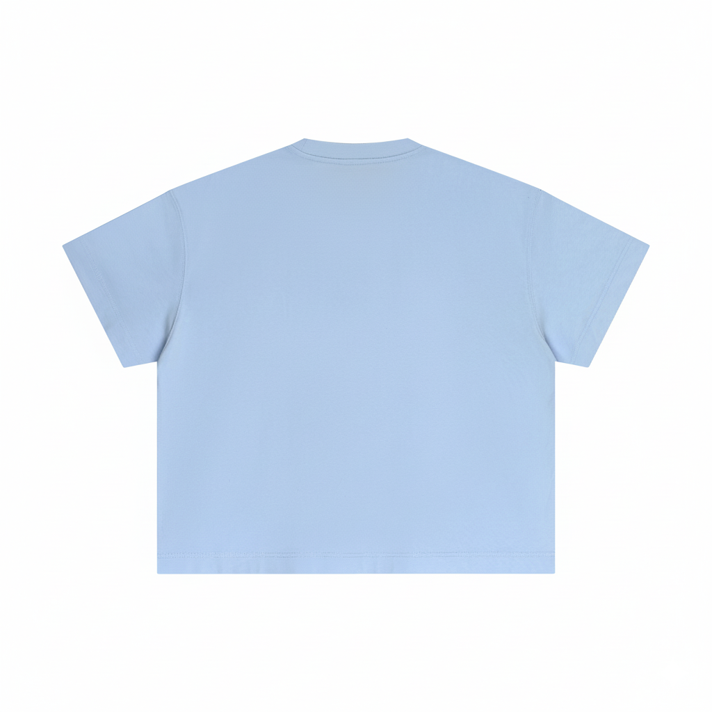 100% cotton men's boxy fit solid color loose short-sleeved T-shirt