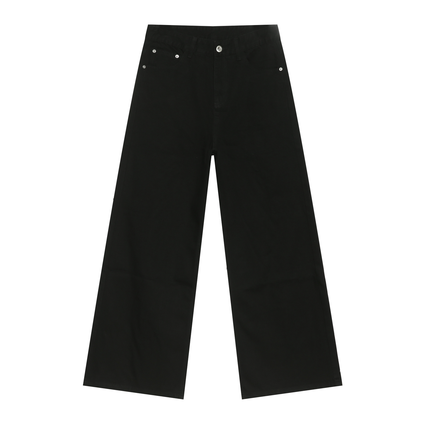 Denim Retro Denim Jeans Men's Washed Loose Fit Versatile Casual Straight Leg Wide Leg Pants