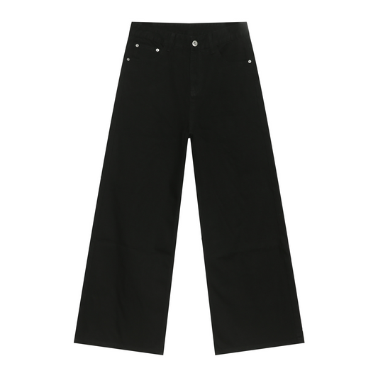 Denim | New Arrival American Retro Denim Jeans Men's Washed Loose Fit Versatile Casual Straight Wide Leg Pants