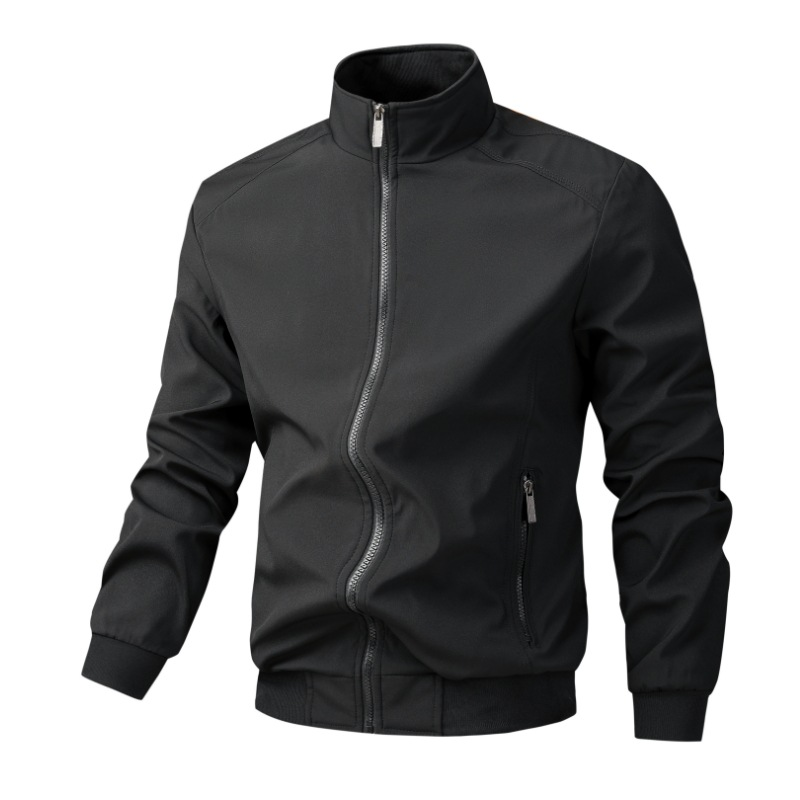 Men's Jacket Spring/Autumn Casual Men's Handsome Pilot Zipper Jacket
