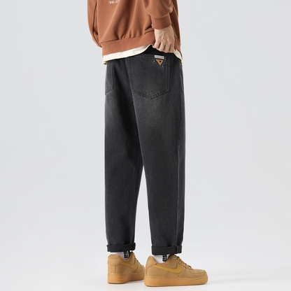 Hot-selling men's clothing, new style for all seasons, men's loose-fitting retro jeans