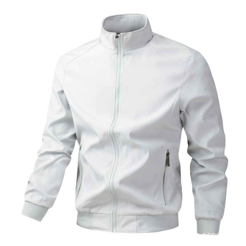 Men's Jacket Spring/Autumn Casual Men's Handsome Pilot Zipper Jacket