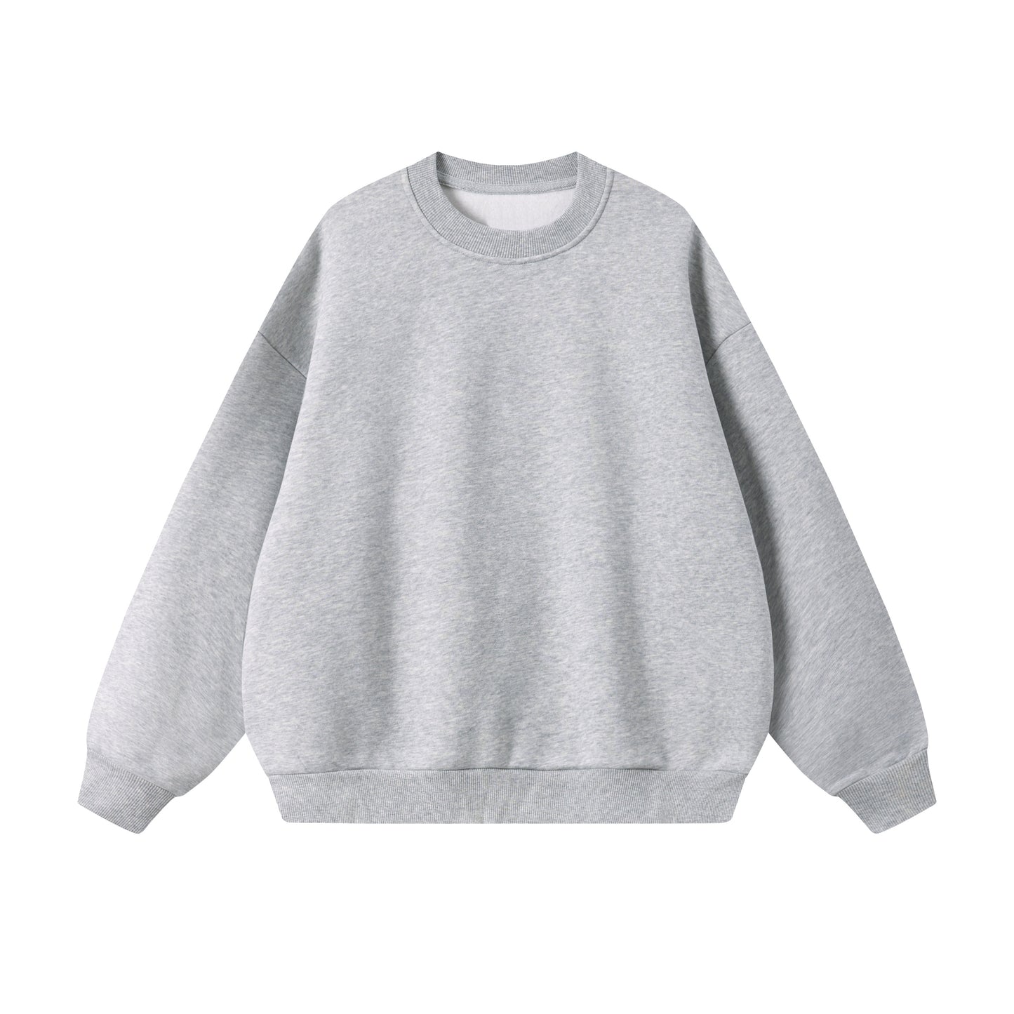 Women's Long-Sleeve Heavyweight Boxy Fleece-Lined Sweatshirt