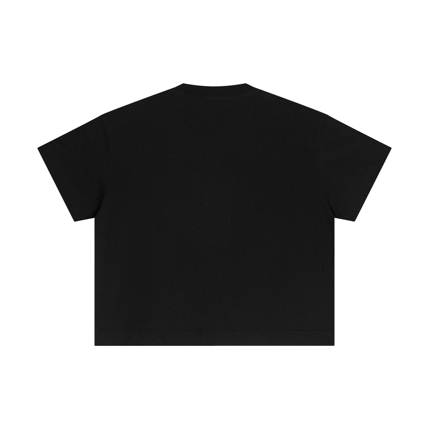 100% cotton men's boxy fit solid color loose short-sleeved T-shirt