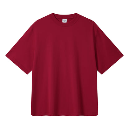 Men's loose shoulder versatile short sleeved T-shirt