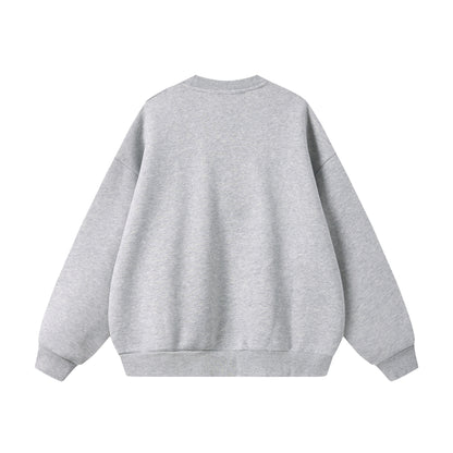 Women's Long-Sleeve Heavyweight Boxy Fleece-Lined Sweatshirt