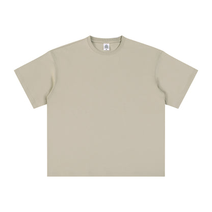 Women's Short-Sleeve T-Shirt, Relaxed High-Street Style, Earth Tones, 16 Colors, FOG Drop-Shoulder