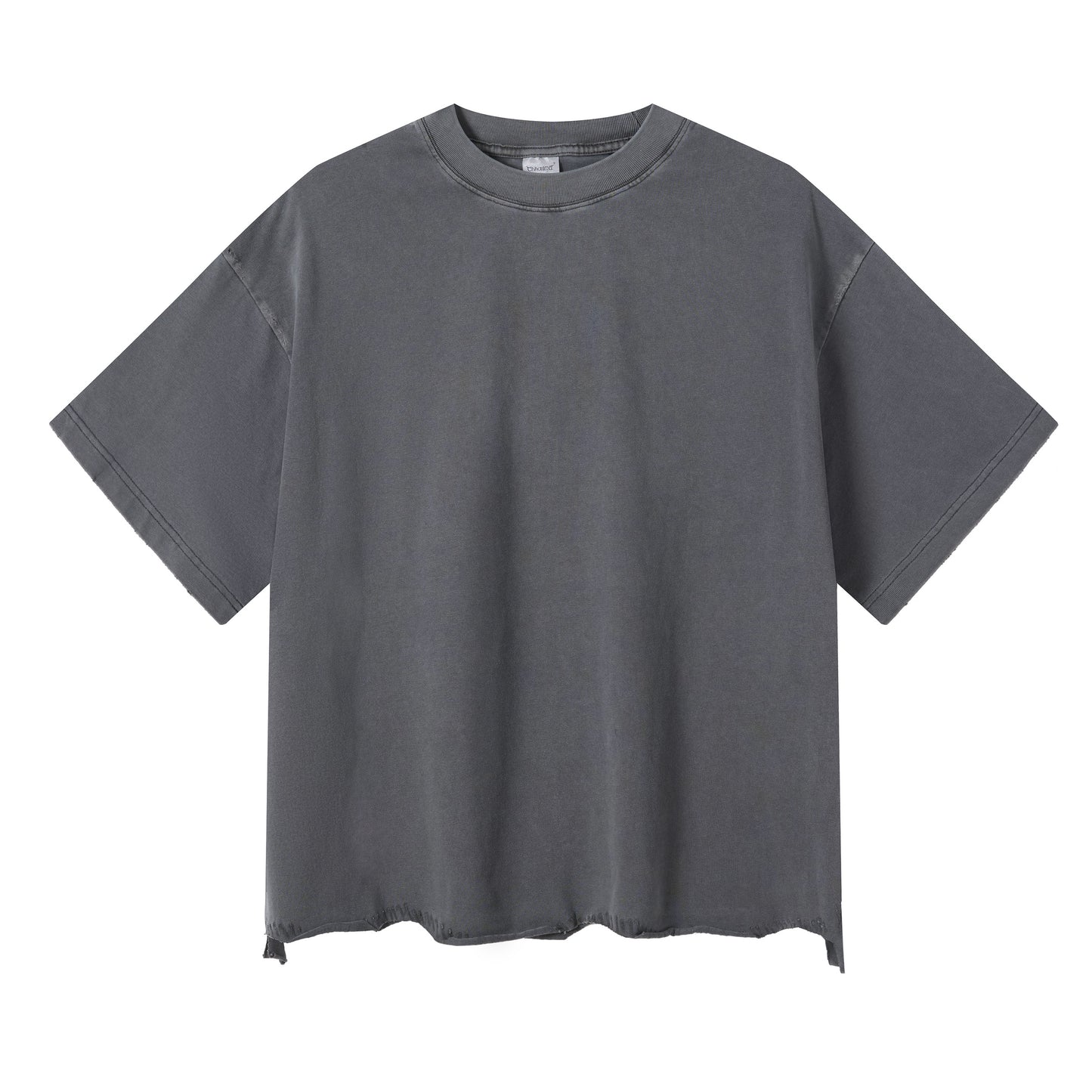 Men's Distressed Wash Retro Short-Sleeve Slim Fit T-Shirt