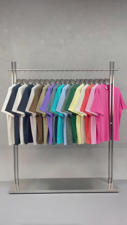 100% cotton short-sleeved T-shirt with a cool feel and 7A antibacterial properties